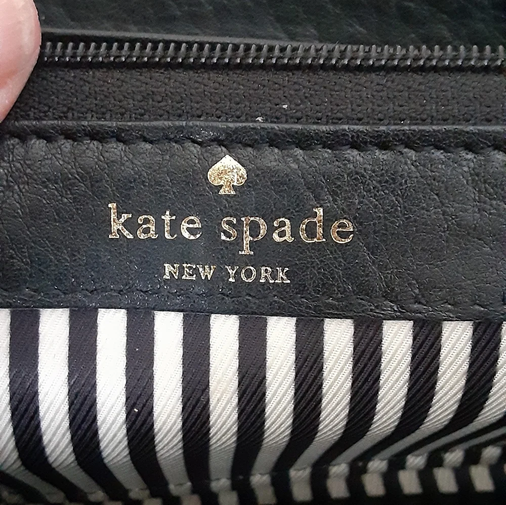Kate Spade Black Zip-Around Wallet